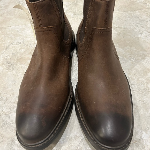 NWT Cole Haan Men’s Brown Leather Williams Welt II Boot size 9 1/2 slip on - Picture 4 of 7